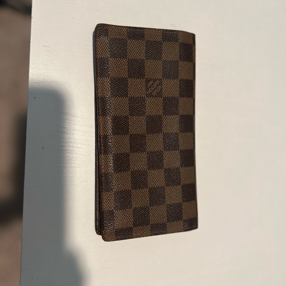 Authentic Louis Vuitton Damier Ebene Brazza Wallet